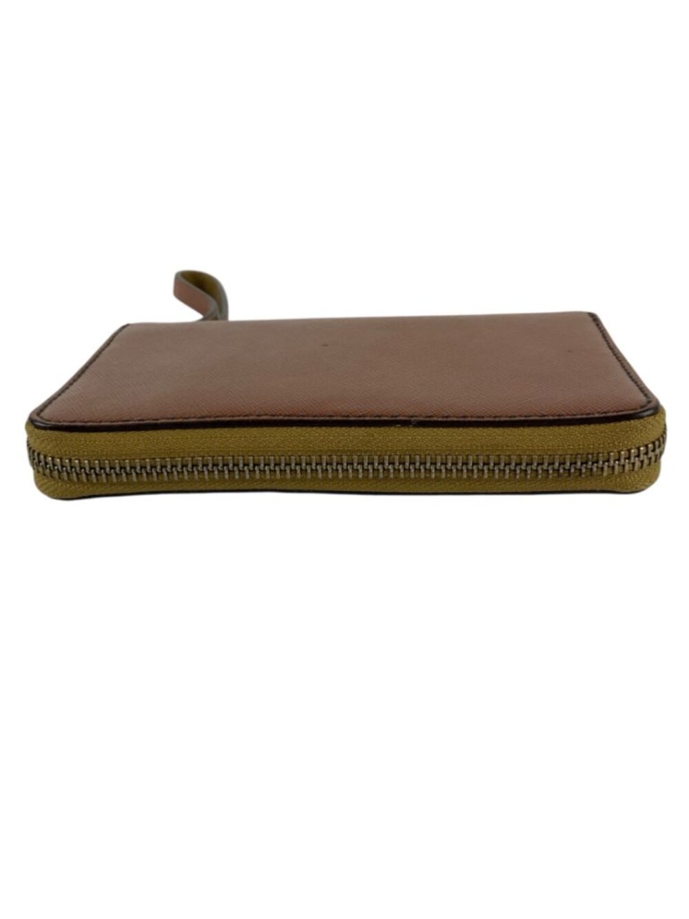 Marc By Marc Jacobs Womens Bifold Wristlet Wallet Blue Brown Leather - Picture 4 of 9